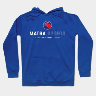 Matra Sports Service Competition logo 1973 - colour print Hoodie